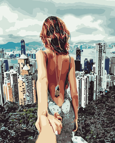 Hold hand motivo punto - my,
