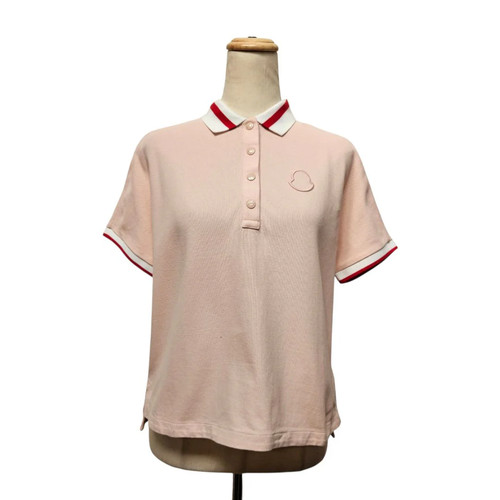 Polo moncler rosa - polo,