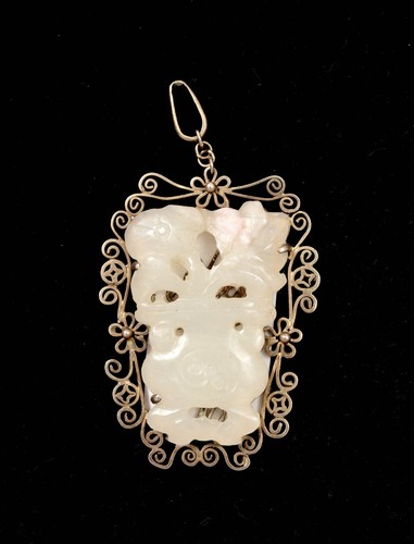 Ciondolo argento con - in,