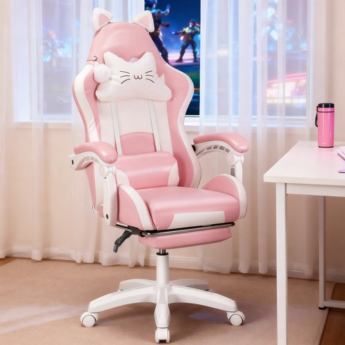Sedia gaming con - con, poggiatesta