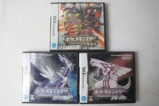 Pokemon Perla Diamante Platino CIB Set Lotto di 3 Nintendo DS Versione Giapponese