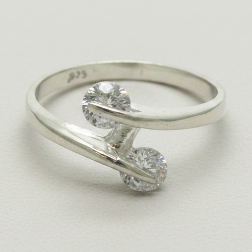 Elegante anello argento - in,