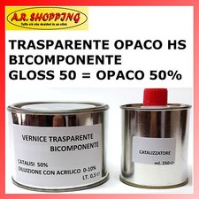 VERNICE TRASPARENTE OPACO HS