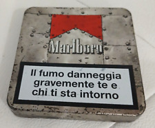 MARLBORO BOX ROSSE SCATOLA VUOTA DI LATTA 20 SIGARETTE DA COLLEZIONE