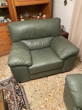 2 Poltrone In Pelle Marca