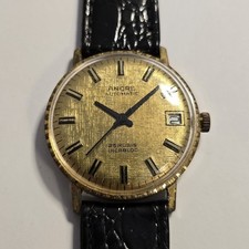 Orologio Ancre Automatico Vintage 25 Gioielli Cal PUW 1561 Autorotor Funziona