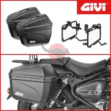 VALIGIE LATERALI + TELAI [GIVI] E22 22L ROYAL ENFIELD SUPER METEOR 650 2023-2025