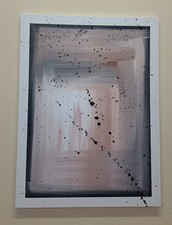 Quadro astratto su tela 60x80 cm dipinto a mano. 