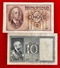 Numismatica 2 Banconote REGNO