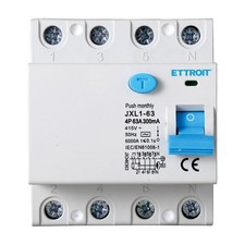 Interruttore Differenziale Puro 4P 63A 6kA 300mA 380V Salvavita Differenziale Oc