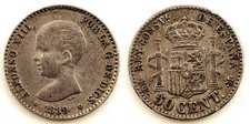 Spagna-Alfonso XIII. 50
