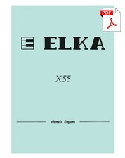 ELKA X-55 Service Manual - Schaltplan - Schematic Diagrams - Schema X55 - PDF