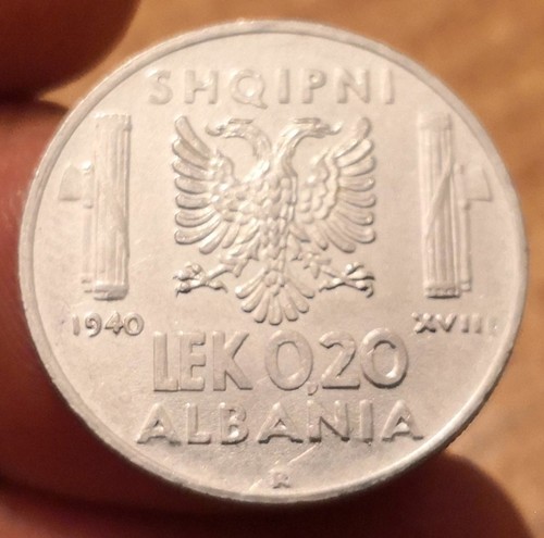 Moneta lek 1940 vittorio - lek,