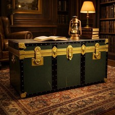 Baule antico in legno da