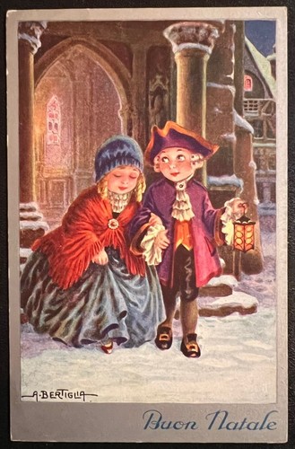 Cartolina augurale buon - augurale, "buon