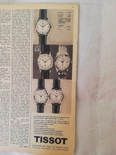 Pubblicita orologio tissot - pubblicita',