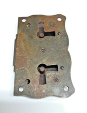 Serratura ferro antico modello mezza scatola doppia entrata 20 mm.  dx/sx