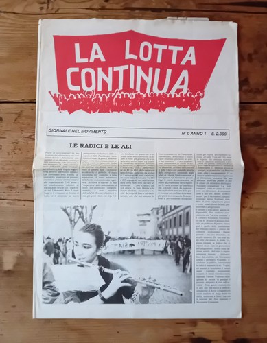 Giornale lotta continua - "la, continua"