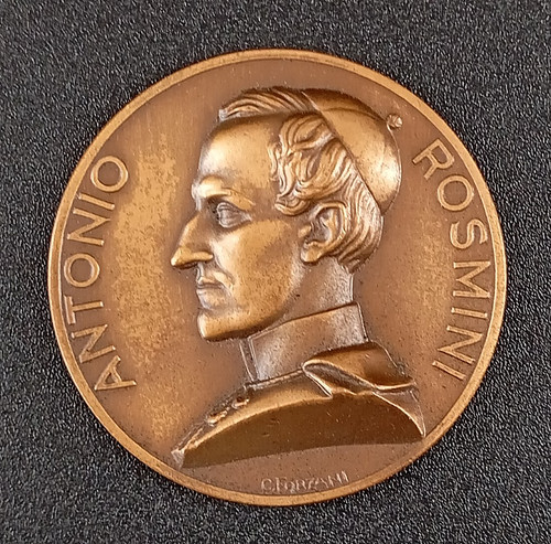 Medaglia 1937 antonio rosmini - medaglia,