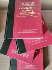 Cucina Rustica regionale, 4 volumi raccolta completa 1981 vintage enciclopedia