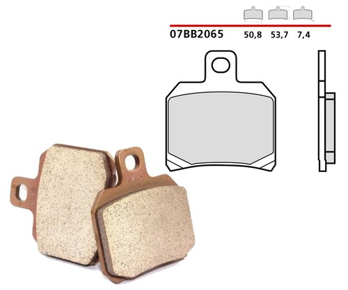 Pastiglie brembo 07bb2065 - pastiglie,