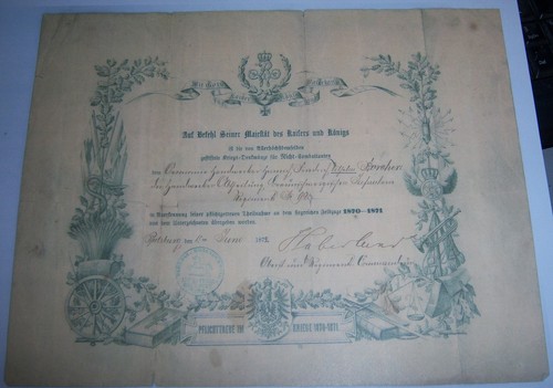 German 1870 war medal - german,