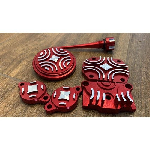 Tappi cnc rosso racing testata - cnc,
