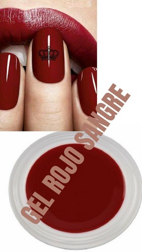Gel color rojo - gel, nded