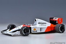 Mclaren Honda MP4/6 #1 Formula 1 1991 Bianco Rosso A.Senna Modellino 1:18