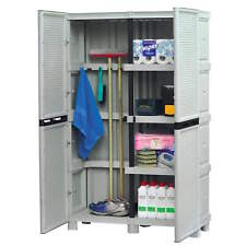 Armadio Resina Portascope Il Più Forte PVC Esterno 100x172x39 Porta Scope Italy