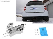 FOX Acciaio Inox Medio Scarico