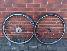 set ruote touring Kastle 700C Shimano Deore LX FH-M565 HB-M563 7 velocità Schwalbe