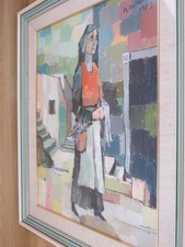 Vecchio quadro dipinto - vecchio, mano