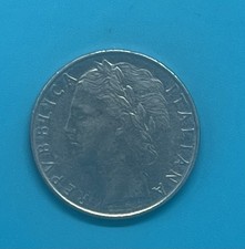 Italy 100 Lire, 1956