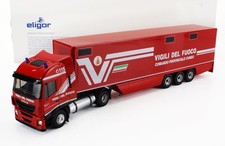 MODELLINO CAMION STATICO ELIGOR IVECO FIAT STRALIS 480E6 POMPIERI 2018 1/43