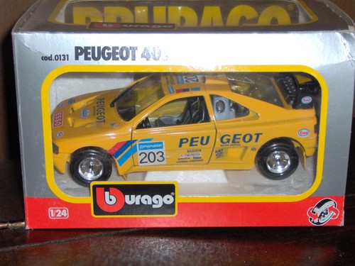 Peugeot 405 raid bburago 24 - bburago, 1:24