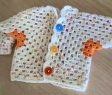 Giacca bimbo/bimba uncinetto