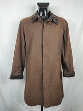 Cappotto Barbour uomo Merton mac marrone XL - Man Merton brown wax trench coa...