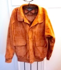 GIUBBETTO CAMOSCIO OCCHI VERDI Tg. XL - NUOVO