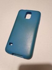Cover per Samsung S 5 (SM-G900F) colore blu in gomma 