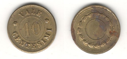 Gettone regno vale - gettone,