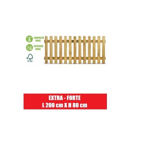 Steccato legno pino - legno,