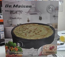 Crepiera piastra per crepes.Fornello elettrico 1200W crepe piadina piadine party