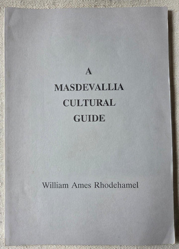 Masdevallia cultural guide - "a,