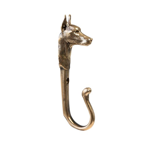 Doberman appendino ottone - appendino,