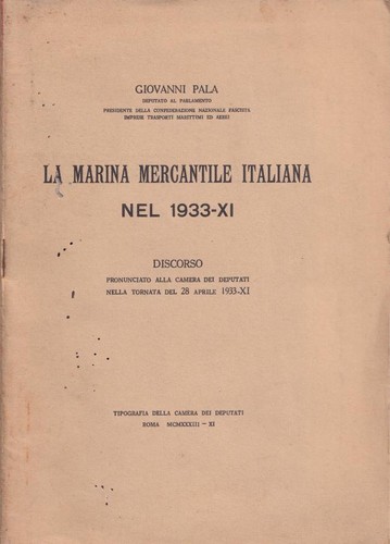 Marina mercantile italiana - la,