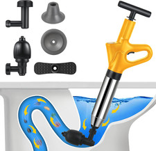 Pompa Stura Scarichi a Pressione, Sturatubi Aria Compressa Con Barometro, Stural