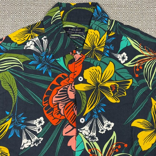 Zara mens hawaiian aloha shirt - zara,