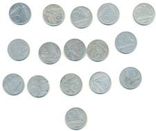 QUINDICI VECCHIE MONETE