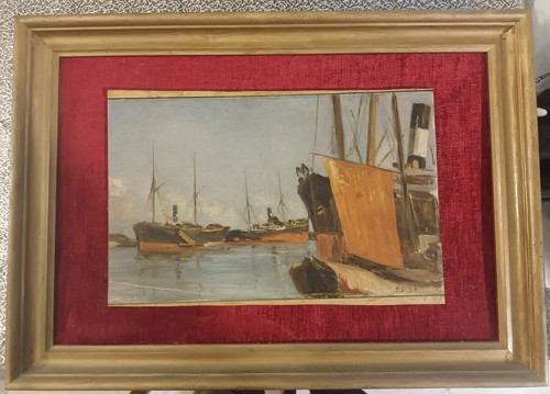 Quadro antico olio tavola - antico,